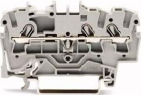 WAGO Durchgangsklemme 3-Leiter TS 35 2002-1301 Grau - Bild 1