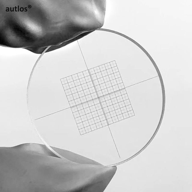 Autlos Stereoskopisches Gitter-Okular mit 0,5mm Grid und 0,05mm Skala für Mikroskope - Bild 1