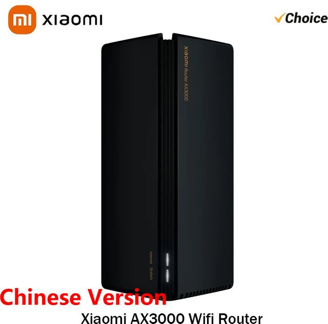 Xiaomi AX3000 WiFi 6 Router Repeater Dual-Band Signalverstärker in Schwarz - Bild 1