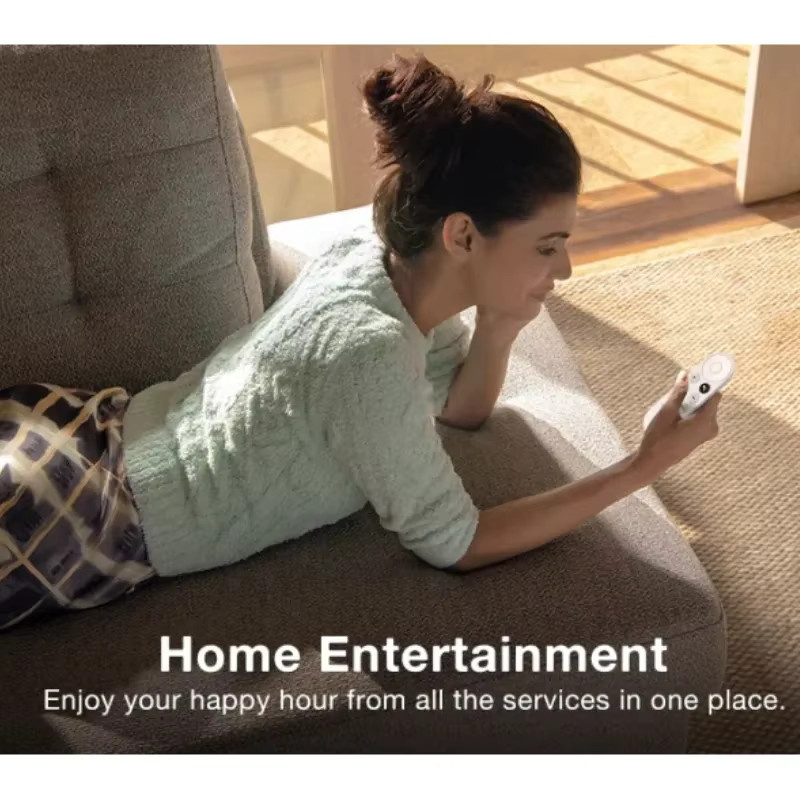 Google Chromecast 4K Sprachfernbedienung in Snow White für Streaming-Mediaplayer - Bild 2
