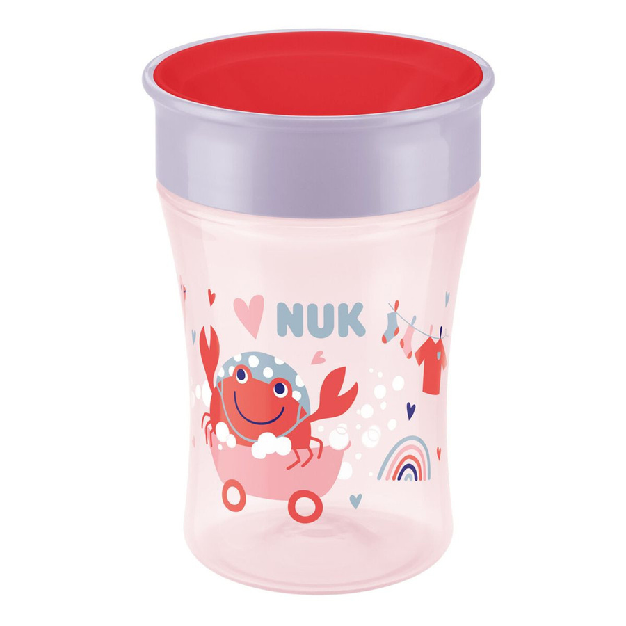 NUK Trinklern-Becher Evolution Magic Cup Rot 230 ml aus BPA-freiem Material - Bild 1