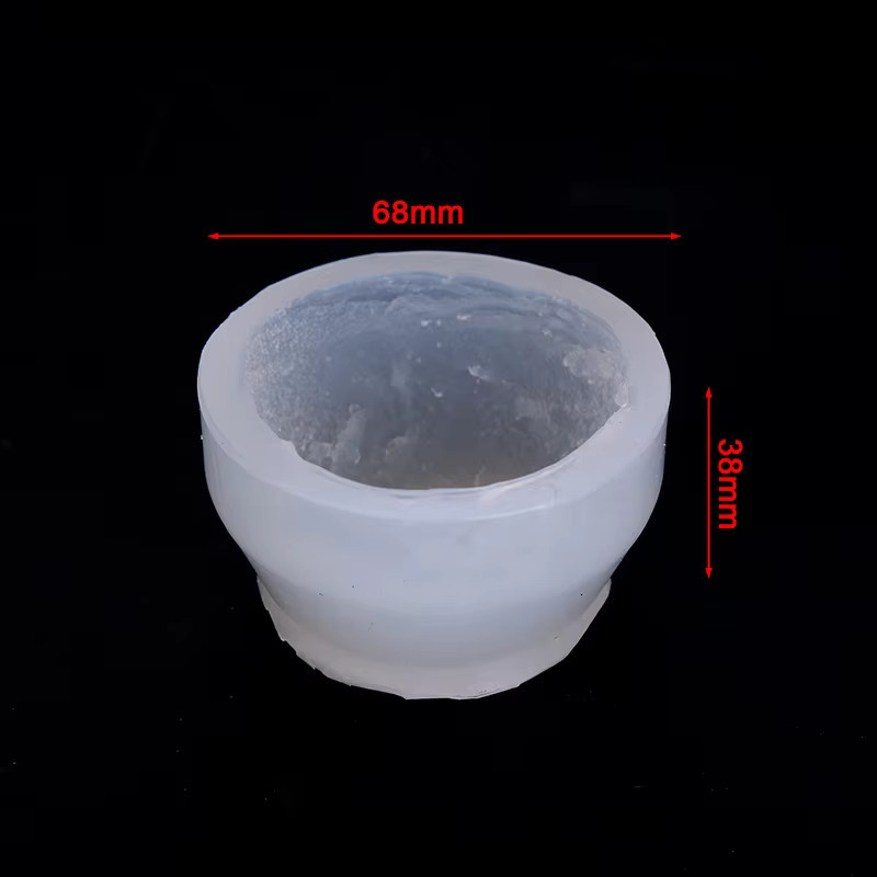 HUXUAN Silikonform Eiscreme-Kugelform für Kerzen, Seifen und Kuchen DIY - Bild 3