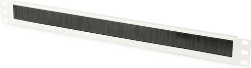 Digitus Netzwerkschrank-Bürstenleiste für 19 Zoll Schränke, 1 HE, Grau (RAL 7035) - Bild 1