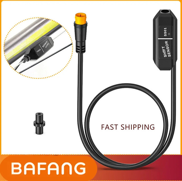 Bafang Dreipoliges 1T2 Wasserdichtes Kabel für BBS01B BBS02B BBSHD E-Bike Umrüstsatz Gangschaltungssensor in Schwarz - Bild 1