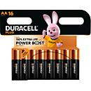 Duracell Alkaline Batterie Plus Extra Life Mignon AA LR06 1,5V, 16 Stück - Bild 2