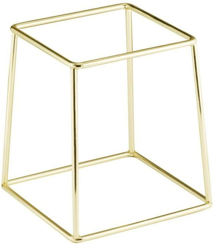 APS Buffet-Ständer Multi eckig in Gold aus Metall, B/T/H: 18 x 18 x 20 cm - Bild 1