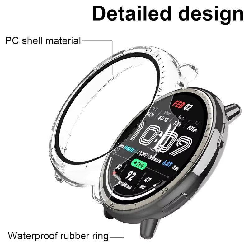 CAOWTAN Uhrenzubehör für Amazfit Active 2, Silikon, Unisex - Bild 4