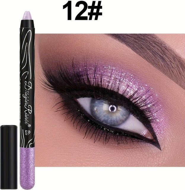 Dragon Ranee Shining Luster Lidschattenstift, 12 Farben, Unisex - Bild 1