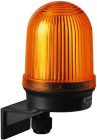 WERMA Dauerleuchte 12-240V Gelb mit schwarzem Gehäuse - Bild 1