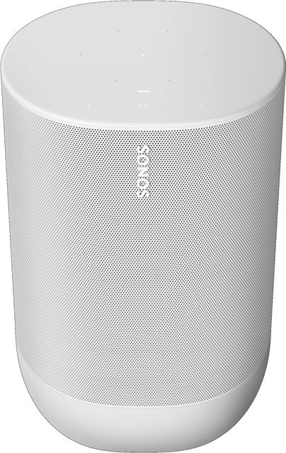 Sonos Move Streaming-Lautsprecher in Lunar Weiß mit Wi-Fi, Bluetooth und Sprachsteuerung über Amazon Alexa und Google Assistant - Bild 1
