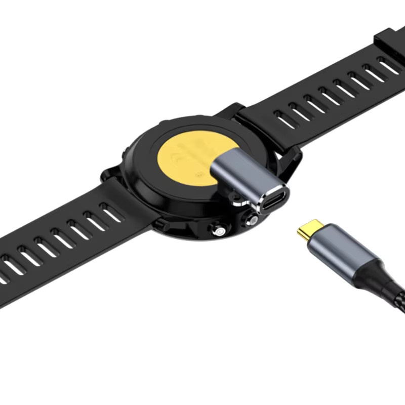 Garmin USB-C Ladeadapter Anschluss für Forerunner, Instinct und Fenix Modelle in Schwarz - Bild 5