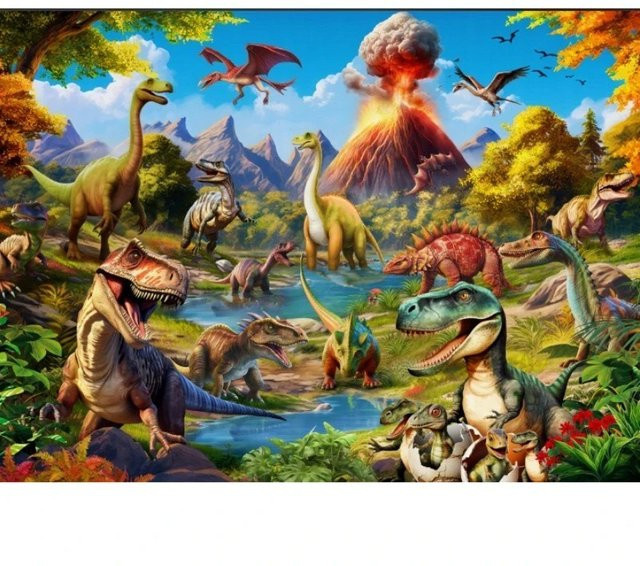 KAYOU Puzzle, Tiere, Dinosaurier, 1.000 Teile, ab 14 Jahren - Bild 1
