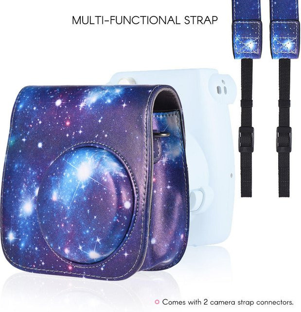 Fujifilm Kamera-Rucksack mit Pfirsichblüten-Design für Instax Mini 8, 8s und 9 in Multicolour - Bild 1