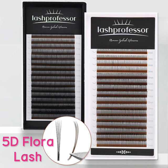 lashprofessor 5D Fairy Lashes Spikes, Schwarz/Braun, Unisex - Bild 1