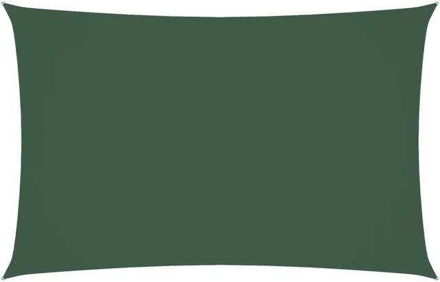 vidaXL Sonnensegel aus Oxford-Gewebe rechteckig, Farbe: Dunkelgrün, B/T: 7 x 4 m - Bild 1