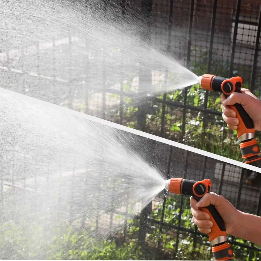 KESLA Hochdruck Garten Bewässerungspistole mit Schnellanschluss für 1/2 Zoll und 3/4 Zoll Schläuche in Orange - Bild 6