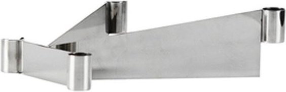 Moderner Kerzenständer aus Metall mit Kristall-Elementen in Weiß und Silber für Taper-Kerzen