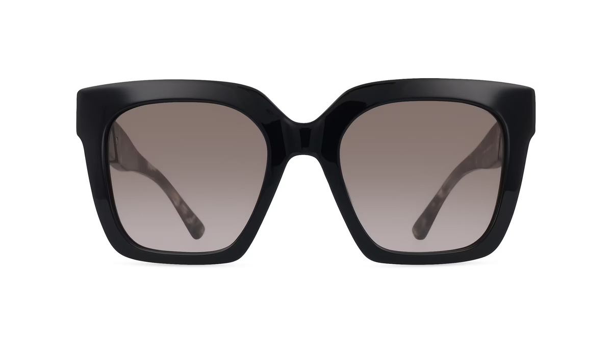 Nina Ricci NRISNR318 Sonnenbrille Butterfly, Vollrand, Kunststoff, Schwarz, Unisex - Bild 1