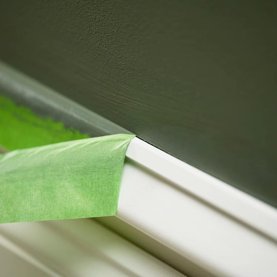 Grünes Abdeckband aus Papier, 25 m Länge, ideal für Malerarbeiten und Autolackierungen - Bild 3