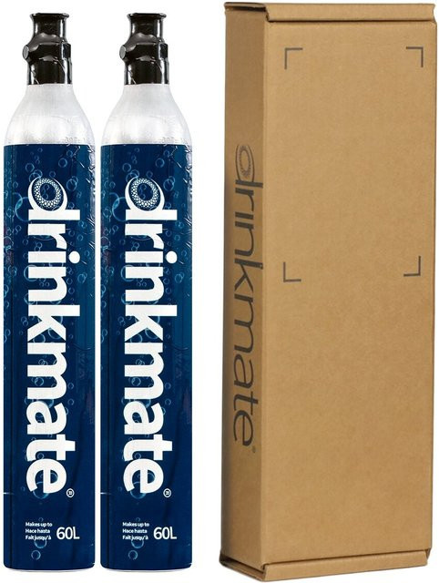 Drinkmate CO2-Zylinder Doppelpack Blau, 2 x 0,85 l - Bild 1