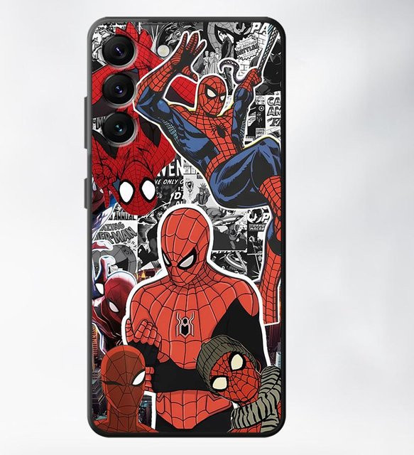 Handyhülle Case mit Marvel Spider Man Design für Samsung Galaxy A-Serie in Multicolour - Bild 1
