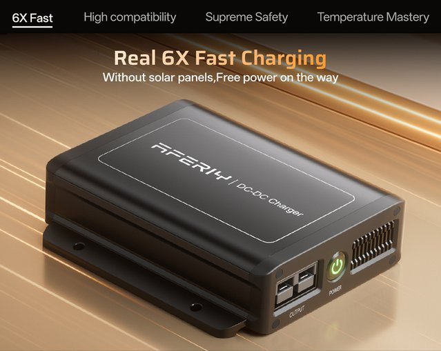 Aferiy DC600 Auto-Energiespeicher Powerbank Multifunktionale Mobile Stromversorgung in Schwarz - Bild 1