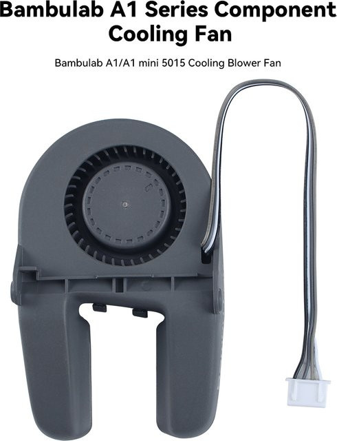 Bambulab A1/A1 Mini 5015 Kühlgebläse-Komponente in Grau zur Reduzierung von Druckfehlern für 3D-Drucker - Bild 1