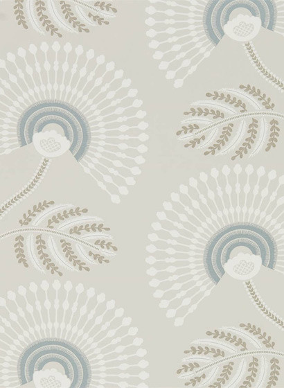 Harlequin Tapete Louella Seaglass/Pearl in Beige mit floralem Botanical-Design aus Vlies - Bild 1