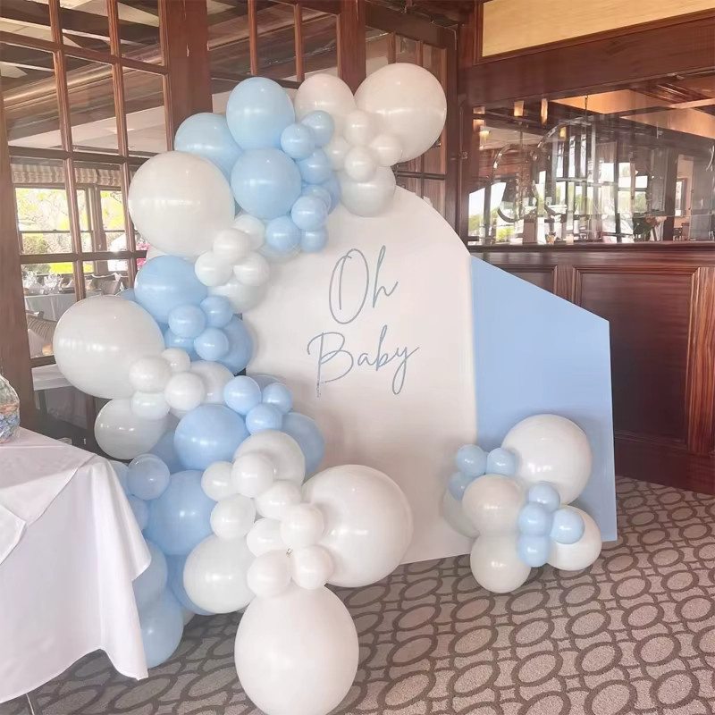YAYB 146-teiliges Ballongirlanden-Set in Babyblau für Geburtstagsparty und Babyparty Dekoration - Bild 2