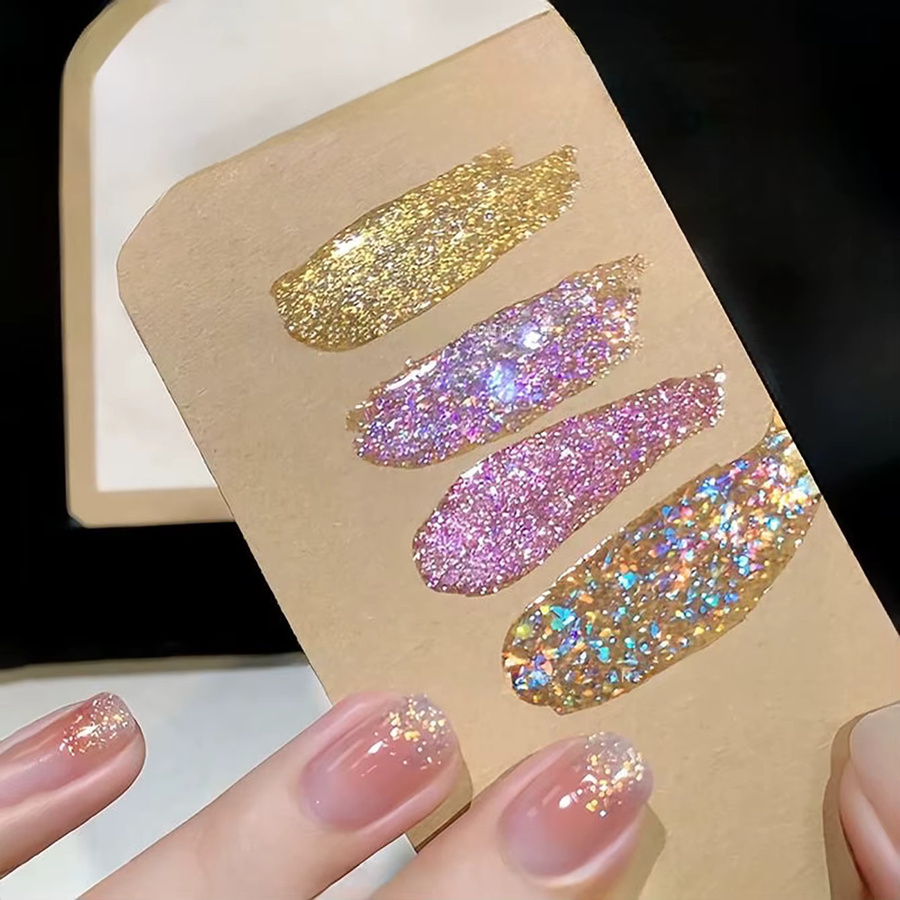 SHAKA Gel-Nagellack, Gold Lila, Glänzend - Bild 2