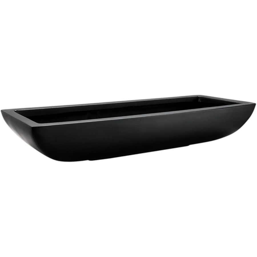 Vivanno Pflanzschale Zoey in Anthrazit aus Fiberglas, B/T/H: 49 x 19 x 8 cm - Bild 2