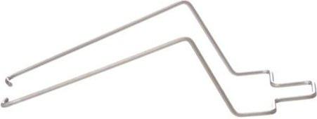 Schneider Electric RPZR235 Halteklemme aus Metall in Silber, 10 Stück - Bild 1