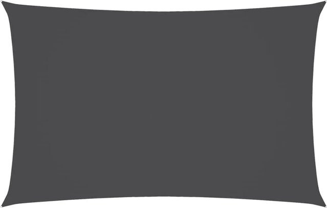 Furnicato Sonnensegel aus Oxford-Gewebe, rechteckig, Anthrazit, Breite: 2,5 m, Länge: 5 m - Bild 1