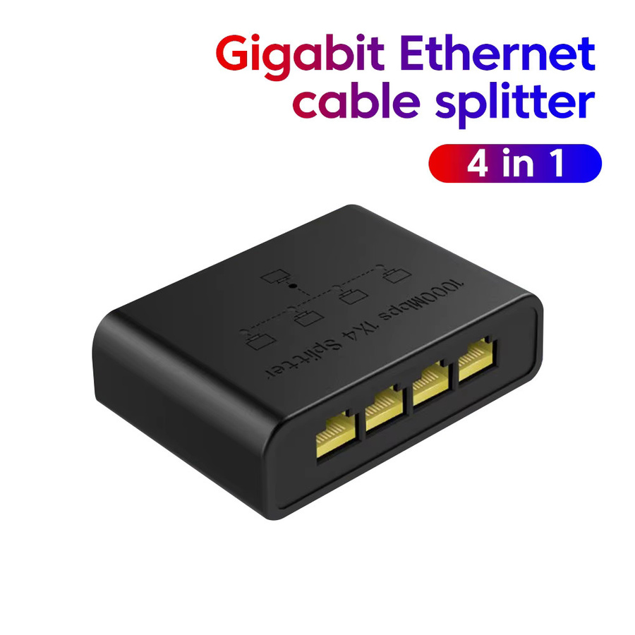 Olaf 4-in-1 Gigabit Ethernet Netzwerk-Switch mit 1 GbE RJ45 Ports in Schwarz oder Weiß - Bild 5