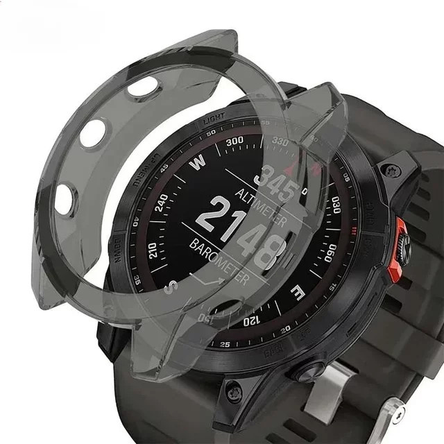 OAKCHARM Schutzhülle für Garmin Fenix 7X/7/7S, TPU, Schwarz, Unisex - Bild 1