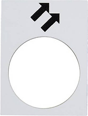 Schneider Electric ZB2BY4964 Einlegeschild aus Kunststoff in Weiß - Bild 1