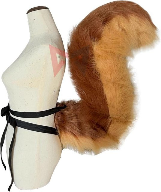 YIRAN Eichhörnchenschwanz Cosplay Requisite, braun, Zubehör - Bild 1