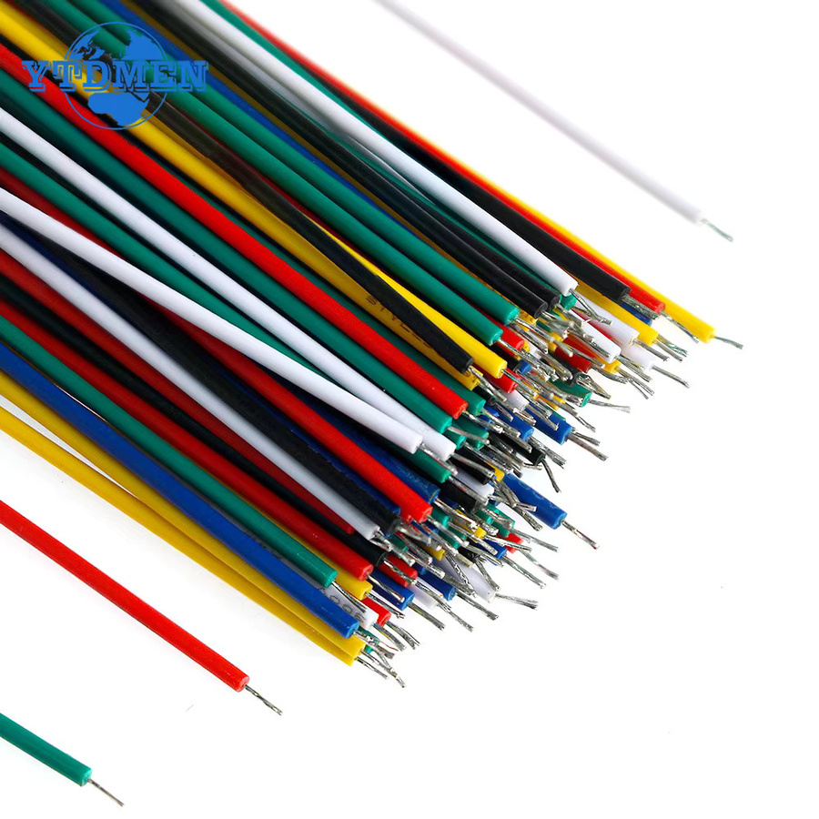 YTDMEN DIY-Elektronik-Kit mit 120 Stück Überbrückungsdraht, 24 AWG und 26 AWG verzinnter Draht, 6 Farben, Länge: 8 cm - Bild 3