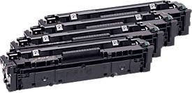 Schäfer Shop Select Toner-Multipack für HP 203X und Canon 054 H Serie, CMYK Multicolor, ca. 3.200 Seiten Schwarz und je 2.500 Seiten Farbe - Bild 1