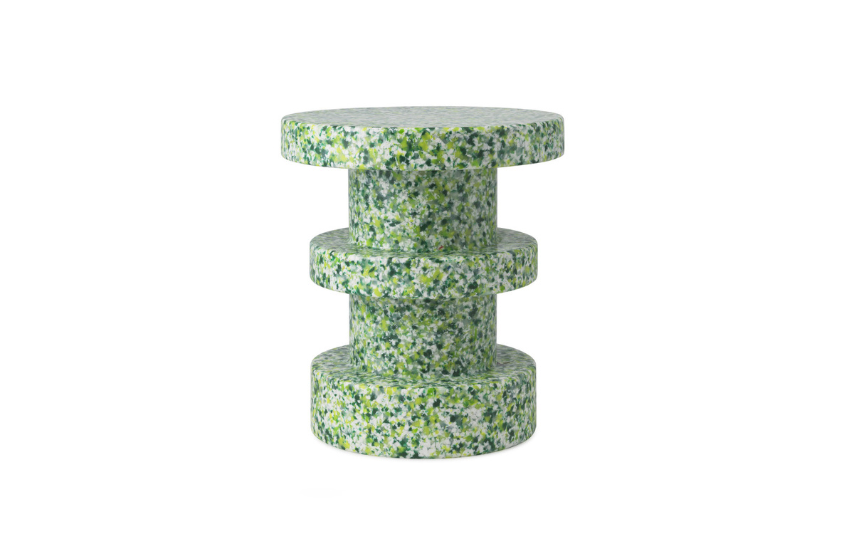 Normann Copenhagen Bit Stool Stack Hocker aus recyceltem Kunststoff in Grün - Bild 3