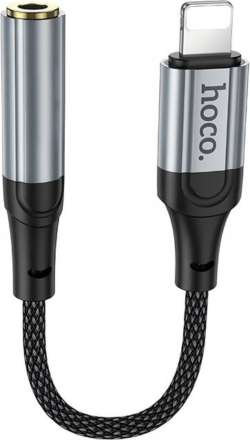 HOCO Audioadapter LS36A Lightning auf 3,5 mm Klinke, Grau - Bild 1