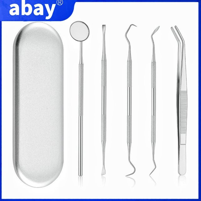 Abay Zahnärztliches Edelstahl-Reinigungsset mit Aufbewahrungsbox - Bild 1
