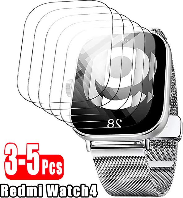 Xiaomi Displayschutzfolie Glas, Redmi Watch 4, transparent - Bild 1