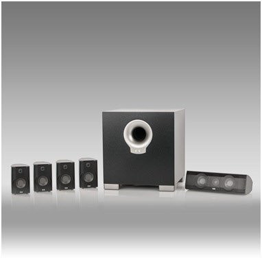 Elac Cinema 10 5.1 A/V-Lautsprechersystem mit Aktiv-Subwoofer in Schwarz Hochglanz - Bild 1