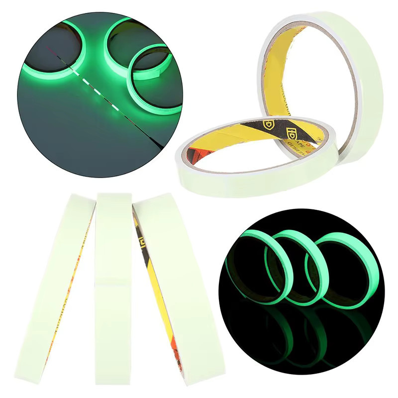 Eelhoe Selbstklebendes Leuchtendes Klebeband in Grün, 3 m langes Fluoreszierendes Warnband für Bühne und Angeln - Bild 3
