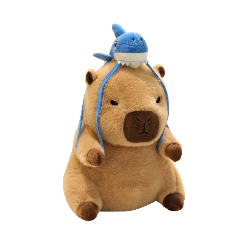 MIAOOWA Reise Capybara Plüsch Spielzeug, Stofftier Puppe - Bild 3