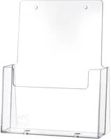 Helit Prospekthalter The Helpdesk DIN A5, Glasklar, B: 16,6 cm, H: 21,0 cm, T: 6,7 cm - Bild 2