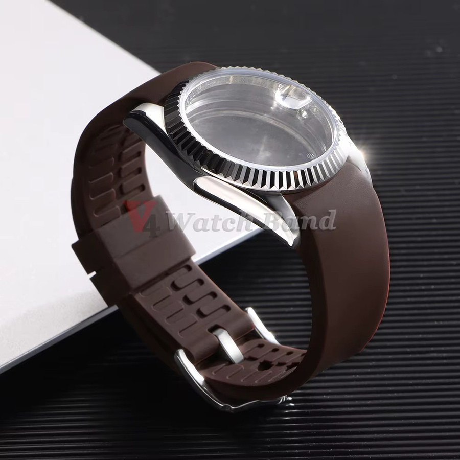 Uhrenarmband Silikon, gebogen, Unisex - Bild 4