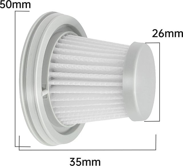 Waschbarer Ersatzfilter für Xiaomi Mijia Handstaubsauger in Weiß - Bild 1