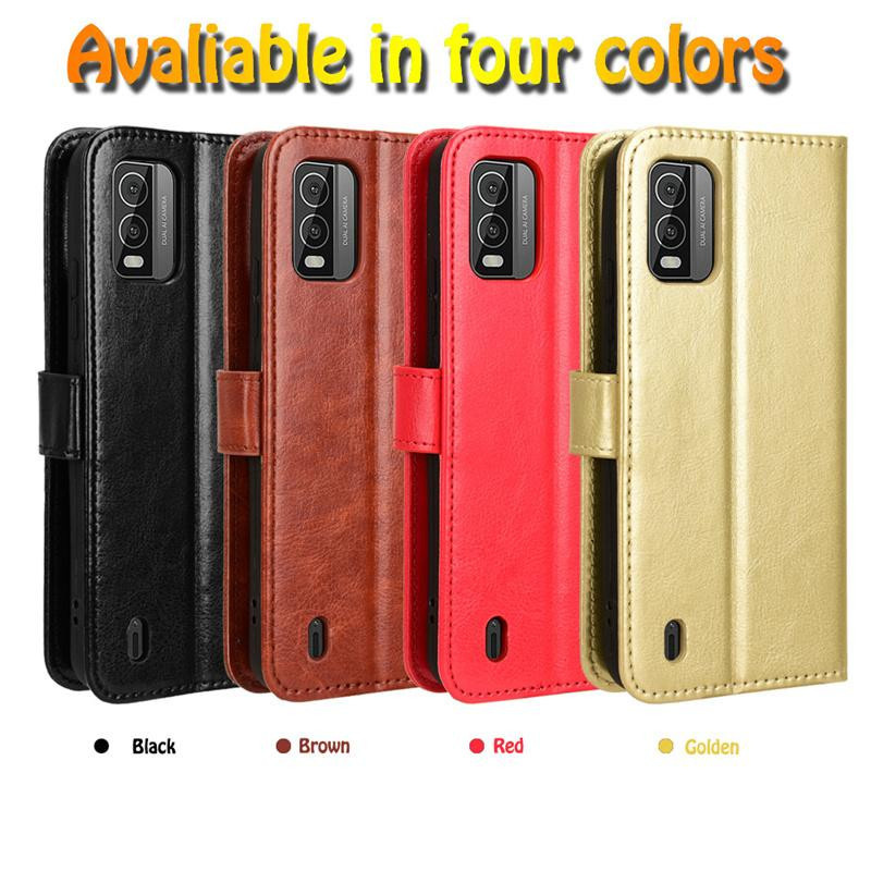Leder Klapphülle für Nokia XR21 XR20 X30 X20 X10 mit Kartenfächern und Ständerfunktion - Bild 2
